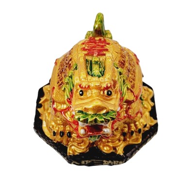 Statue Tortue Dragon Colorée – Image 3