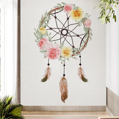 Sticker Attrape Rêves aux Roses Pastels