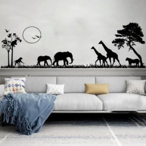 Sticker Animaux Savane