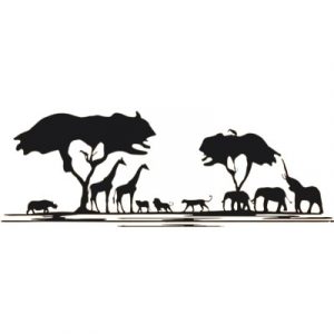 Grand Sticker Animaux de la Stabilité