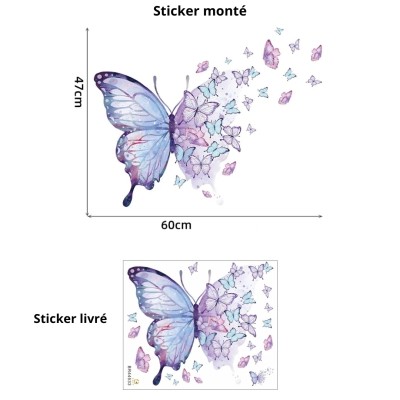 Sticker Papillons Virevoltants – Image 3