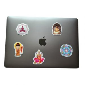 Les 4 Stickers Déités + 1 Sticker Mandala offert