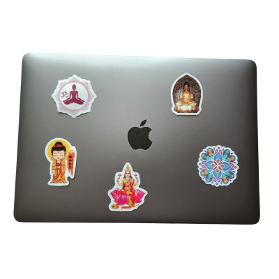 Les 4 Stickers Déités + 1 Sticker Mandala offert