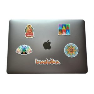 Les 4 Stickers Sérénité + 1 Sticker Mandala offert