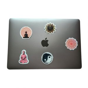 Les 4 Stickers Spirituels + 1 Sticker Mandala offert