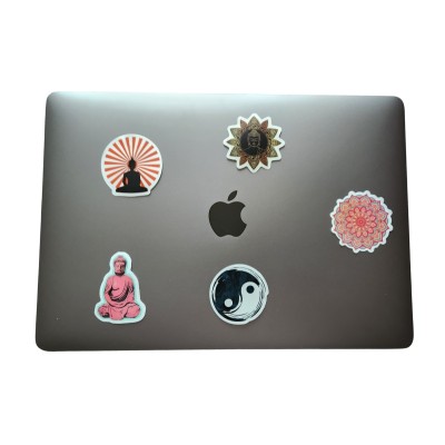 Les 4 Stickers Spirituels + 1 Sticker Mandala offert