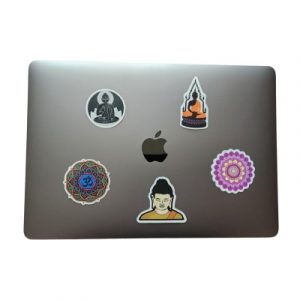 Les 4 Stickers Sacrés + 1 Sticker Mandala offert