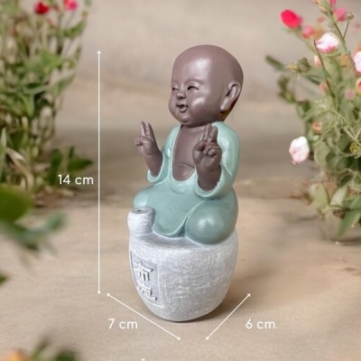Statues Bouddhas Rieur "Le Don" – Image 2
