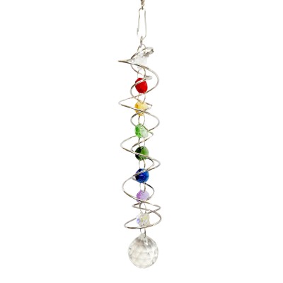 Suspension Spirale Cristal à facettes 30mm – Image 2