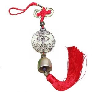 Suspension Carillon Cloche Double Pi Yao
