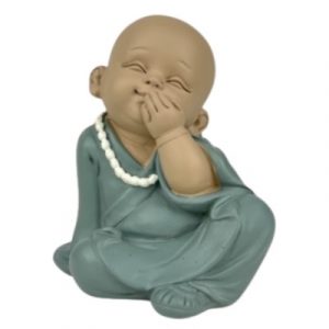 Statue Bouddha Sagesse "Ne rien Dire"