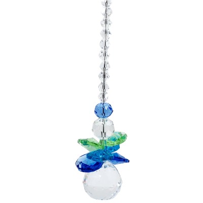 Suspension Cascade de Lumière verte et bleue – Image 2