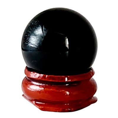 Boule d'Obsidienne noire 25mm – Image 2