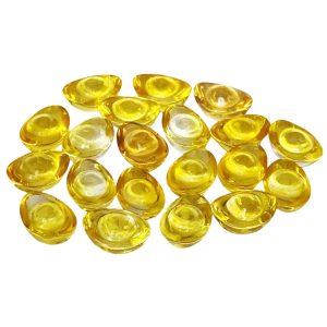 lingots d’or en citrine feng shui abondance et richesse
