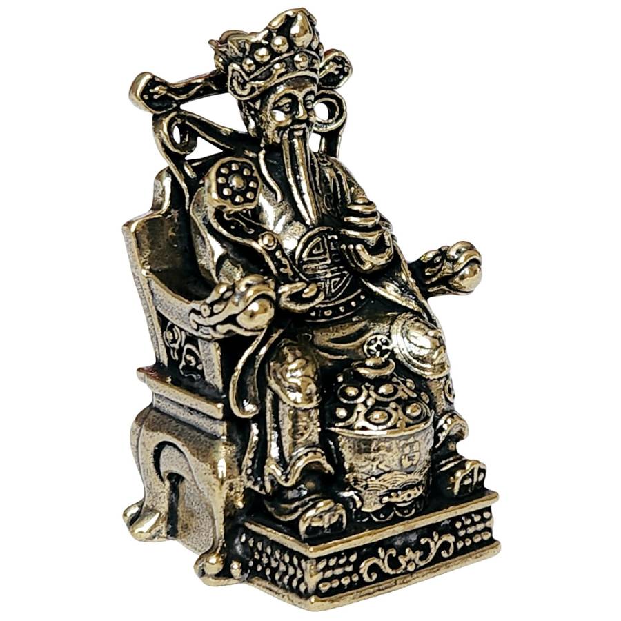 statue dieu de la richesse caishen feng shui décoration zen