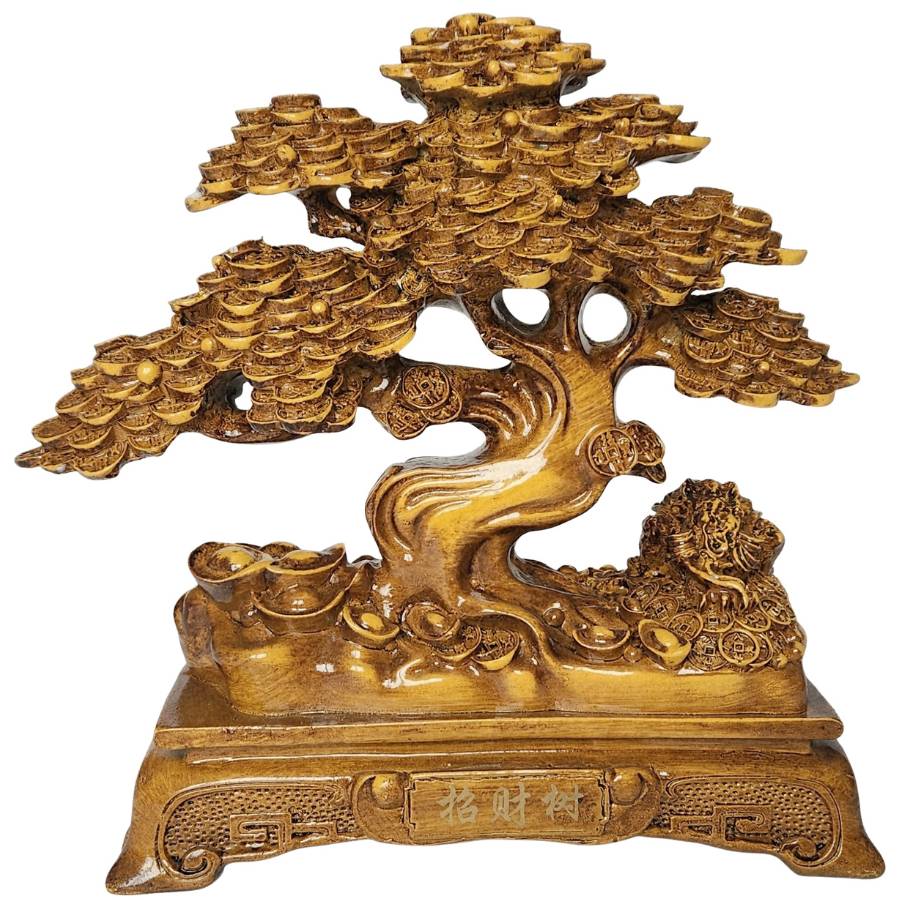 Grand Arbre de la Fortune Feng Shui – détail grenouille de la fortune