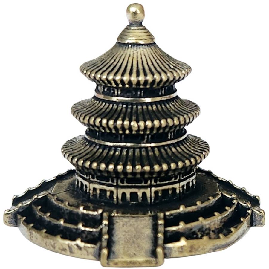 Pagode Wen Chang cuivre Feng Shui décoration bureau