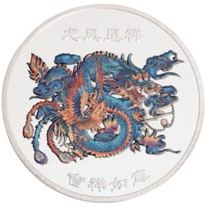 amulette dragon colorée feng shui symbole protection