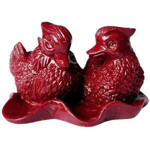 statues canards mandarins rouges feng shui