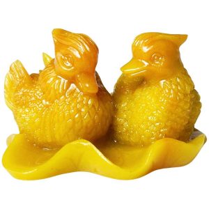 statues canards mandarins jaunes feng shui