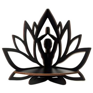 etagere lotus meditation feng shui support objets spirituels