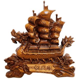 grande statue bateau dragon feng shui richesse prospérité protection
