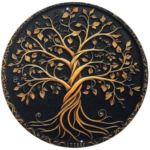 plaque arbre vie celeste feng shui decoration murale energie