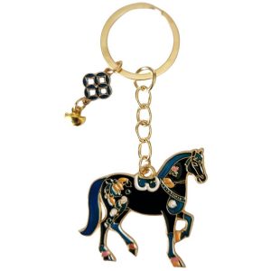 porte cles cheval victoire feng shui talisman reussite