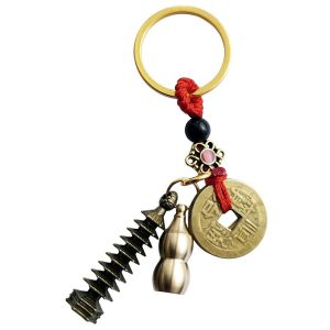 porte-clés feng shui wu lou savoir pagode wen chang