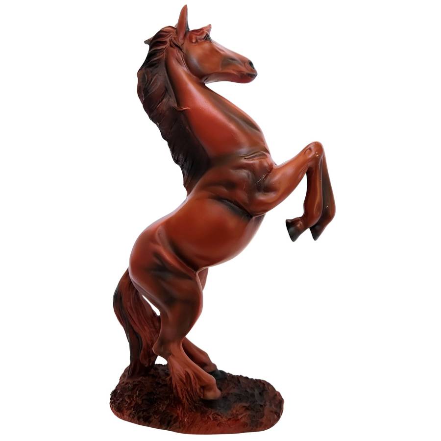 statue cheval feng shui cabré vue latérale