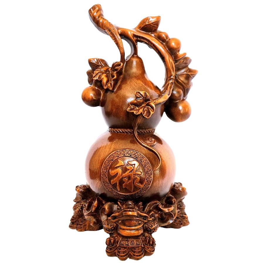 wu lou feng shui sculpture gourde sacree prosperite