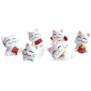 6 maneki neko bonheur chance feng shui chats porte bonheur