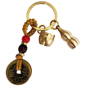 porte-clés feng shui prospérité wu lou double abondance