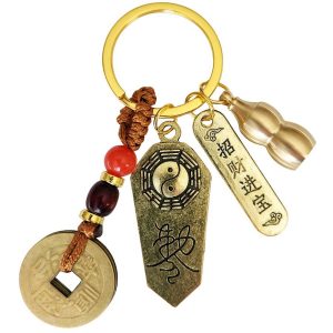 porte-clés feng shui protection talisman équilibre wu lou