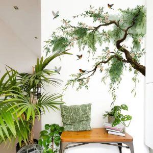 sticker oiseaux feng shui decoration chambre salon