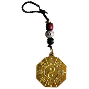 porte cles amulette bagua feng shui protection energie