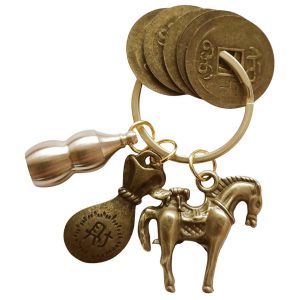 porte-clés cheval de fortune feng shui prospérité et réussite