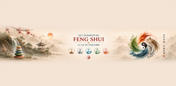 Les 5 Éléments en Feng Shui : la clé de l'équilibre entre le Bois, le Feu, la Terre, le Métal et l'Eau