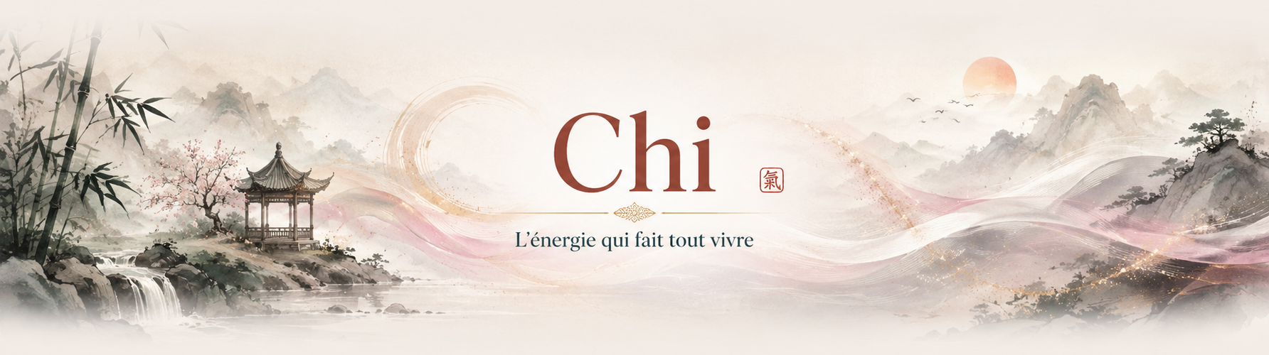 Le Chi : l'énergie qui fait tout vivre en Feng Shui, symbole de la circulation de l'énergie vitale