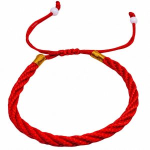 Bracelet Tibétain Fils Rouge réglable porte-bonheur Feng Shui