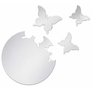 Grand Sticker Miroirs Envolée de Papillons Feng Shui