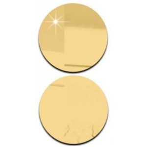 lot de 2 miroirs plats dores feng shui 1 offert