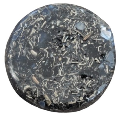 Orgonite bleue Protection pour Portable Feng Shui artisanale contre les ondes électromagnétiques