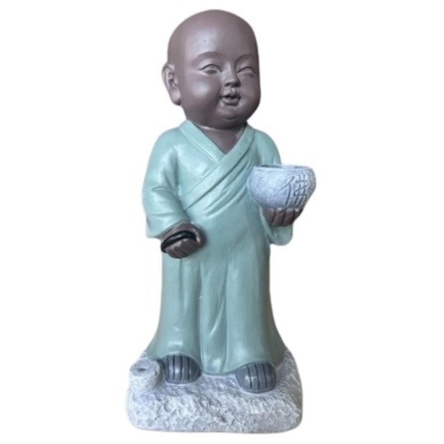 Statue Bouddha aux Aumônes Feng Shui porte-encens