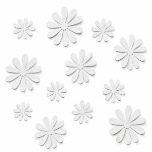 Sticker Miroirs 12 Fleurs 3D Feng Shui