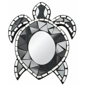 Miroir Mosaïque Tortue noire Feng Shui
