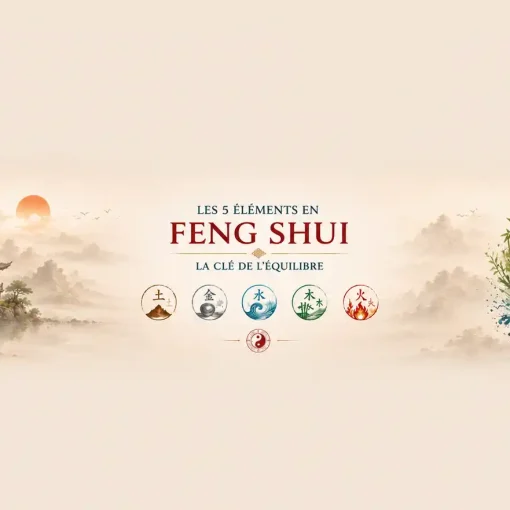 Les 5 Éléments en Feng Shui : la clé de l'équilibre entre le Bois, le Feu, la Terre, le Métal et l'Eau