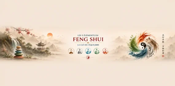 Les 5 Éléments en Feng Shui : la clé de l'équilibre entre le Bois, le Feu, la Terre, le Métal et l'Eau